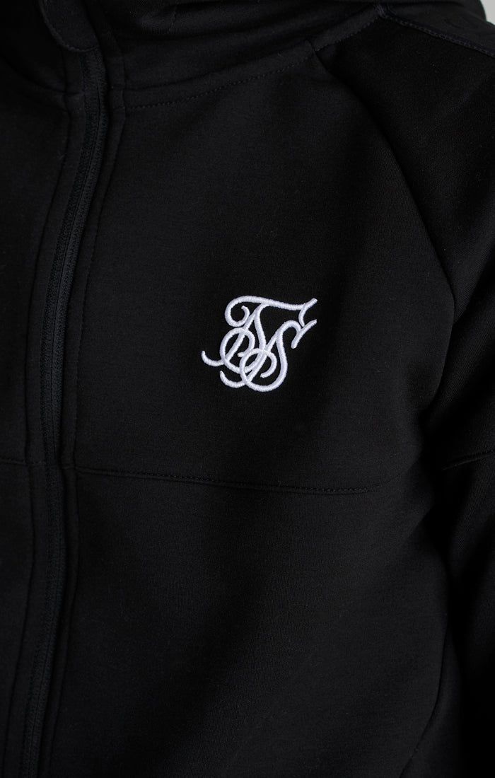 Boys Black Poly Taped Tracksuit sold by Siksilk product image thumbnail 6