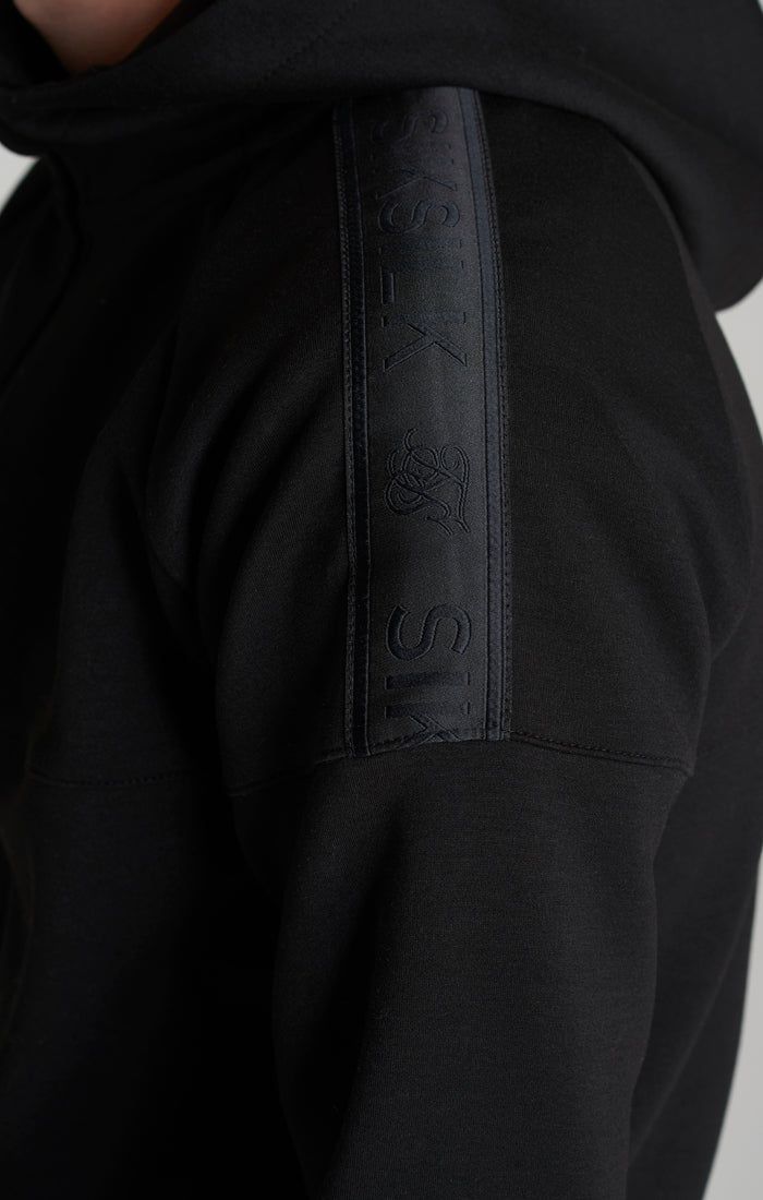 Boys Black Poly Taped Tracksuit sold by Siksilk product image thumbnail 7