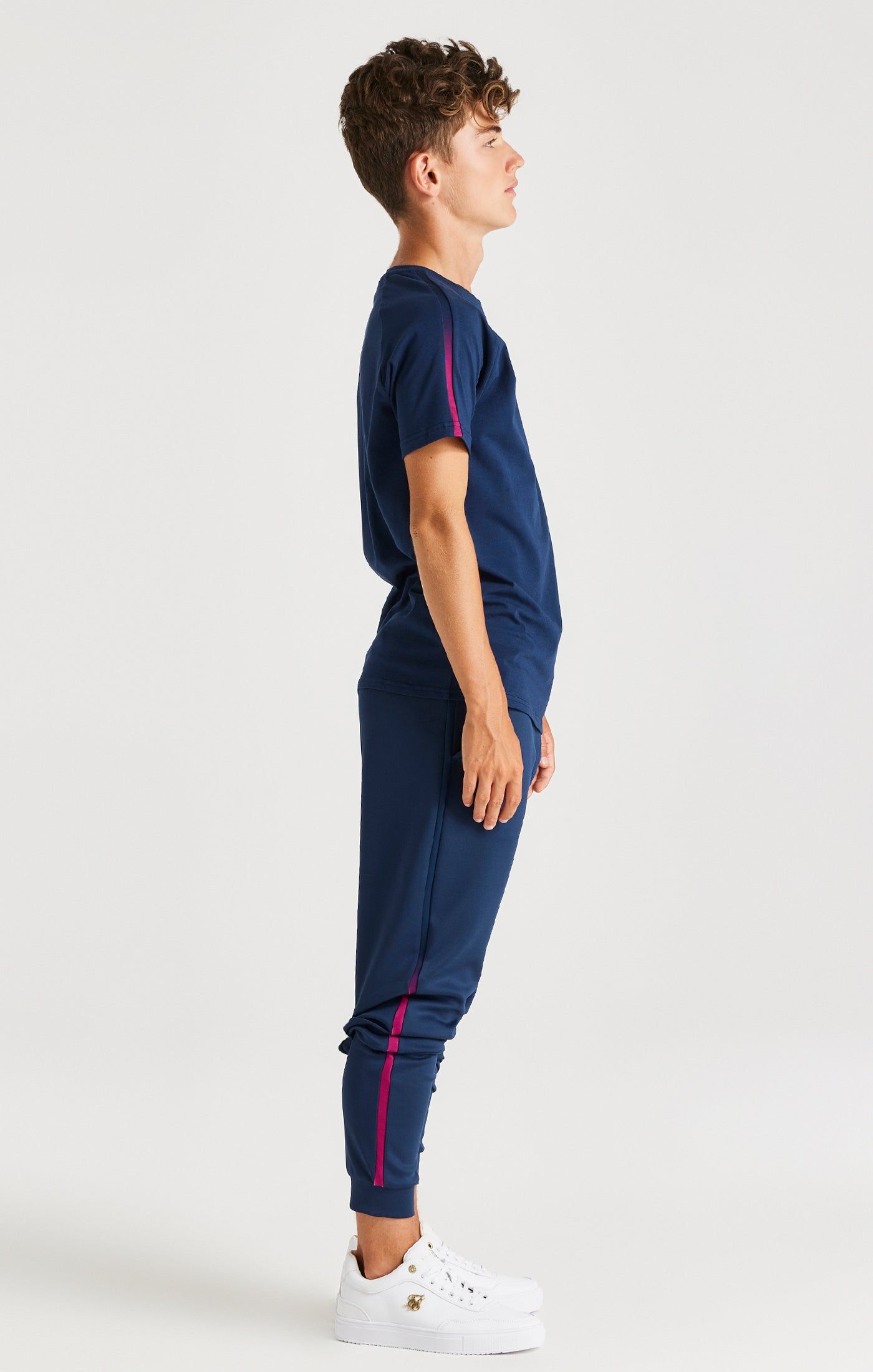 SikSilk Zonal Fade Raglan Tee - Navy sold by Siksilk product image thumbnail 4