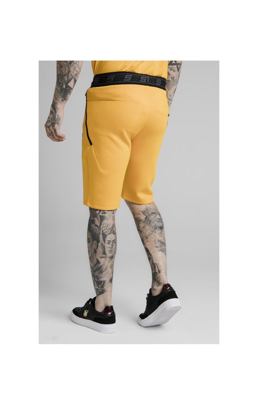 SikSilk Exhibit Function Shorts - Yellow sold by Siksilk product image thumbnail 2