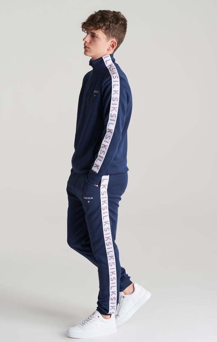Boys Navy Taped Jogger sold by Siksilk product image thumbnail 7