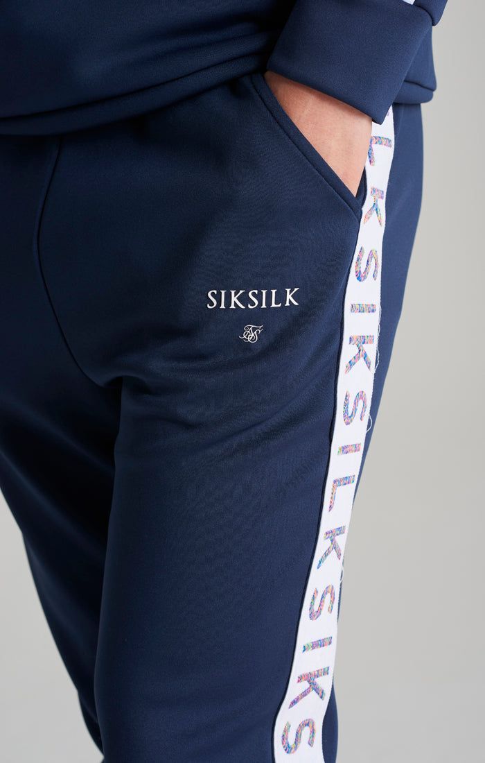 Boys Navy Taped Jogger sold by Siksilk product image thumbnail 4