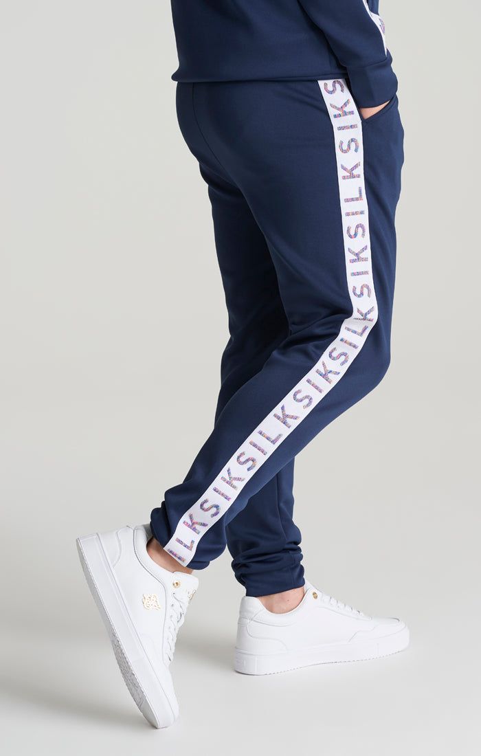 Boys Navy Taped Jogger sold by Siksilk product image thumbnail 2