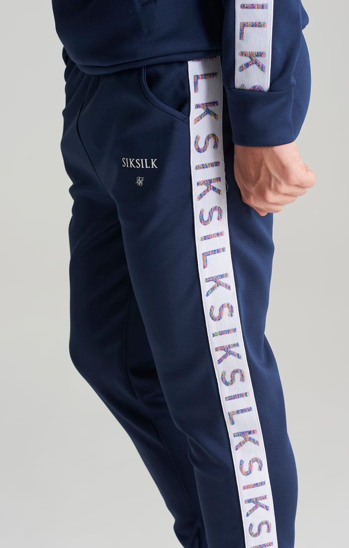 Boys Navy Taped Jogger sold by Siksilk product image thumbnail 3