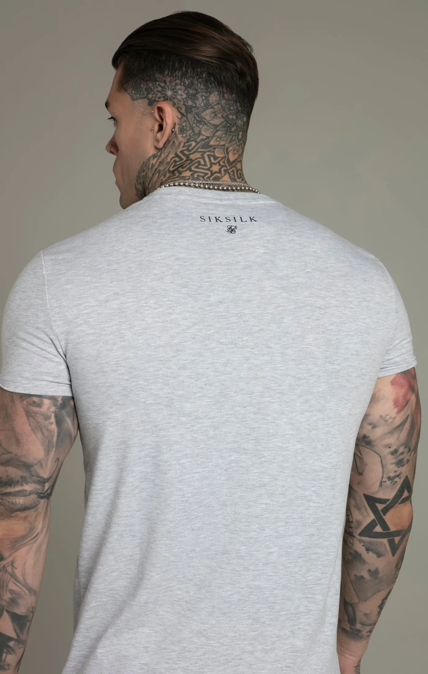 Grey White Pack of 2 T-Shirts sold by Siksilk product image thumbnail 5