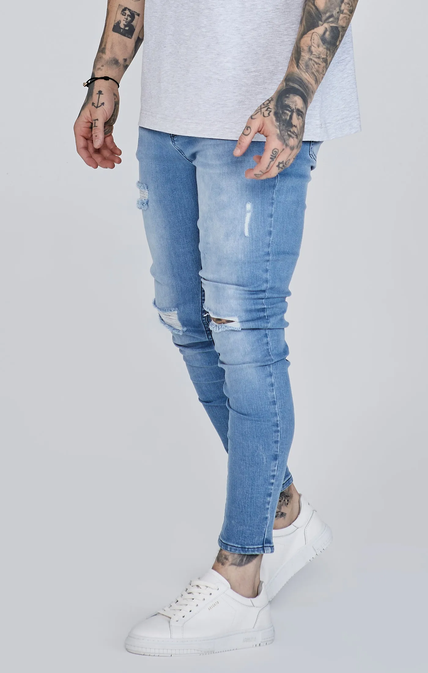 Skinny Jeans Blue sold by Siksilk