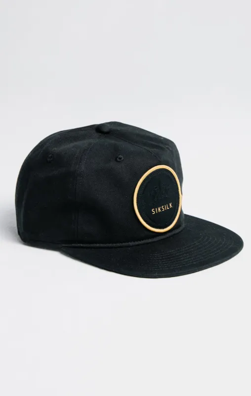 SikSilk Cotton Snapback - Black sold by Siksilk