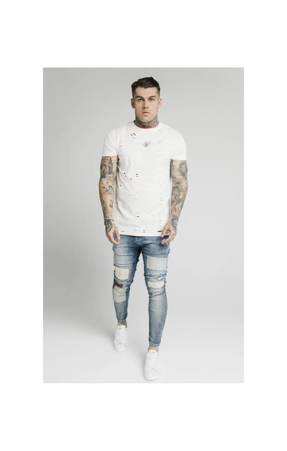 SikSilk Low Rise Fusion Jeans - Midstone sold by Siksilk product image thumbnail 5