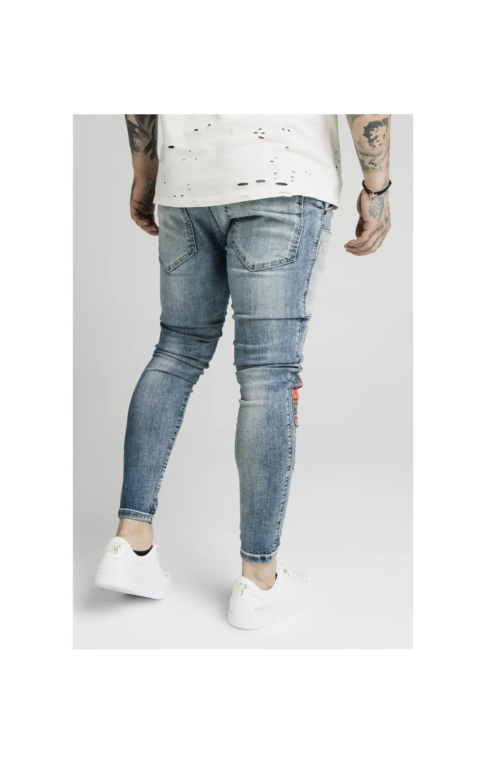 SikSilk Low Rise Fusion Jeans - Midstone sold by Siksilk product image thumbnail 2
