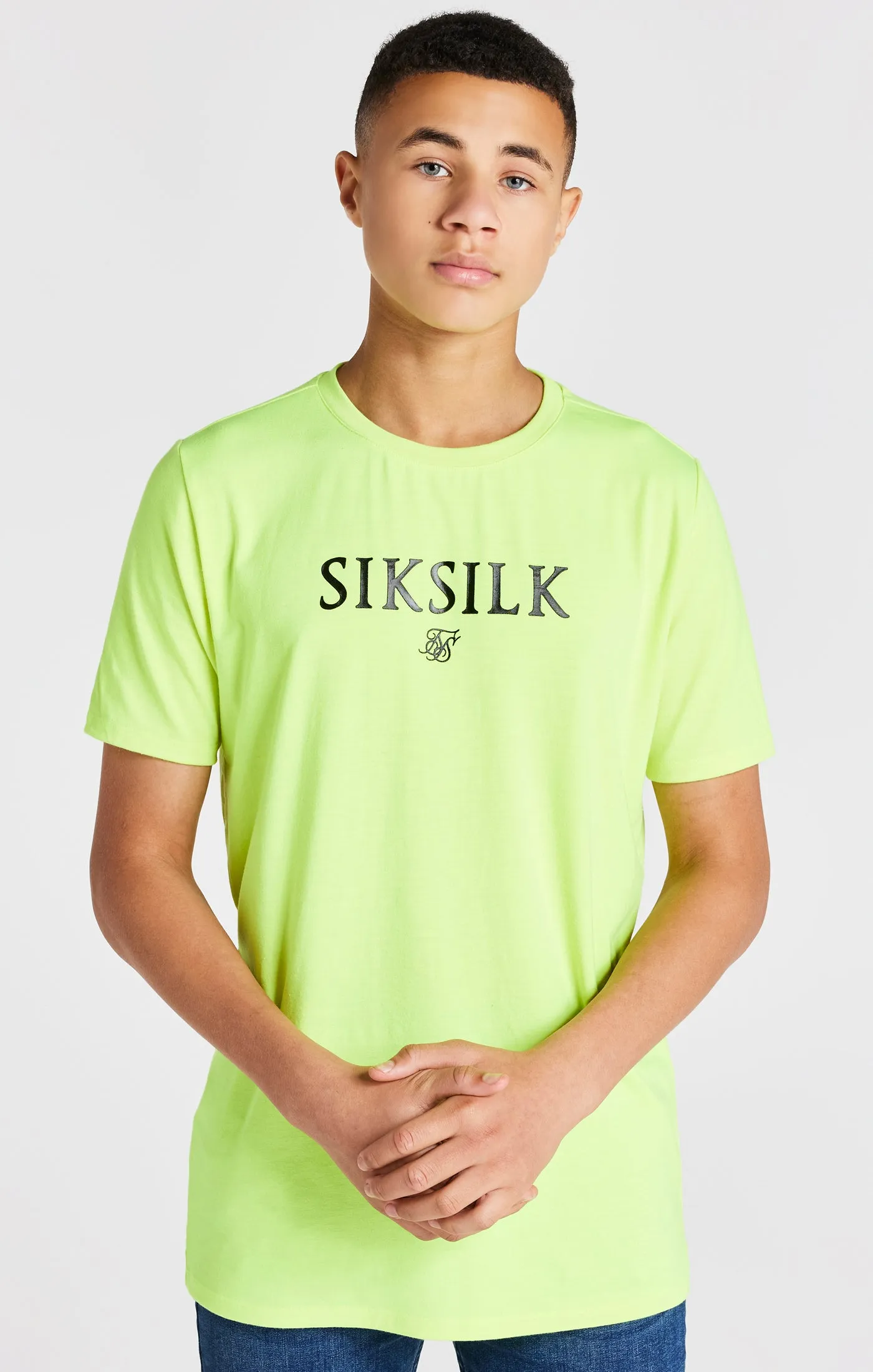 Boys Yellow Branded T-Shirt sold by Siksilk