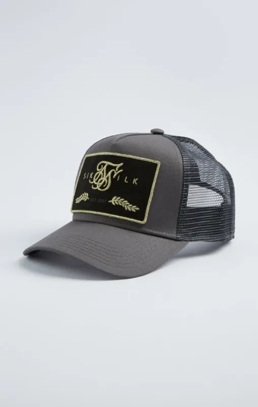 SikSilk Og Patch Trucker - Grey sold by Siksilk