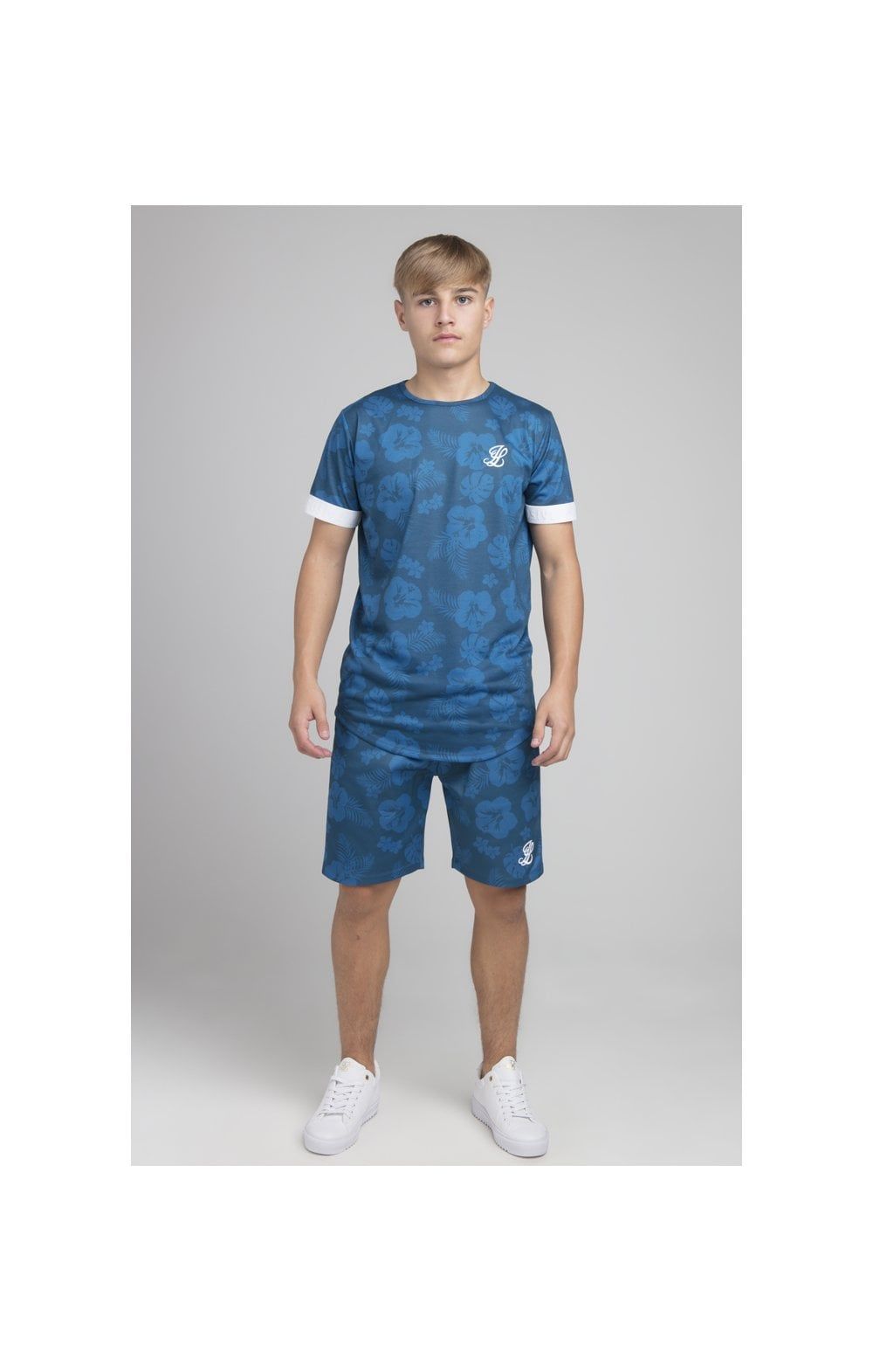 Boys Illusive Teal Floral T-Shirt sold by Siksilk product image thumbnail 4