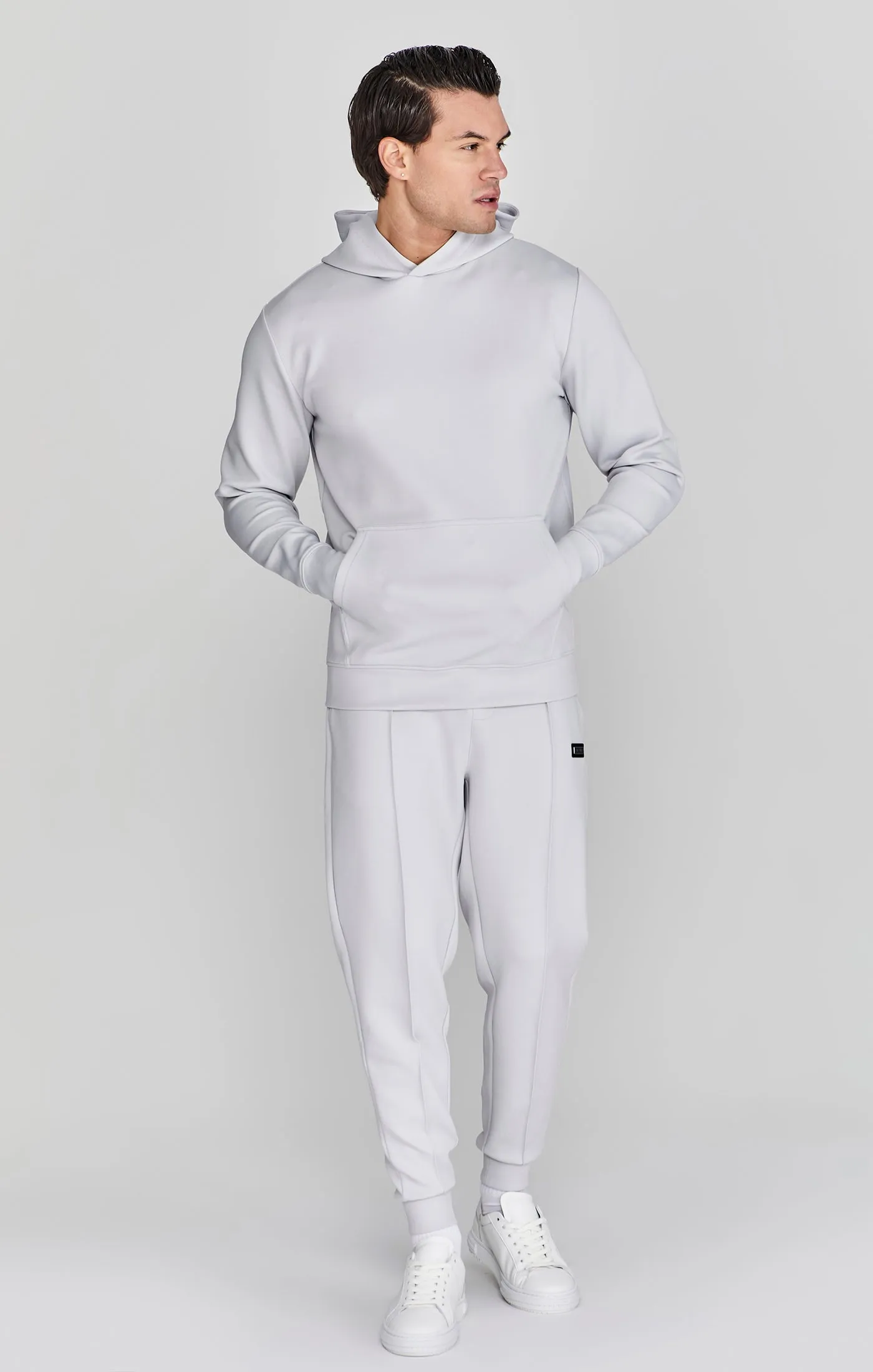 Light Grey Smart Hoodie sold by Siksilk product image thumbnail 4