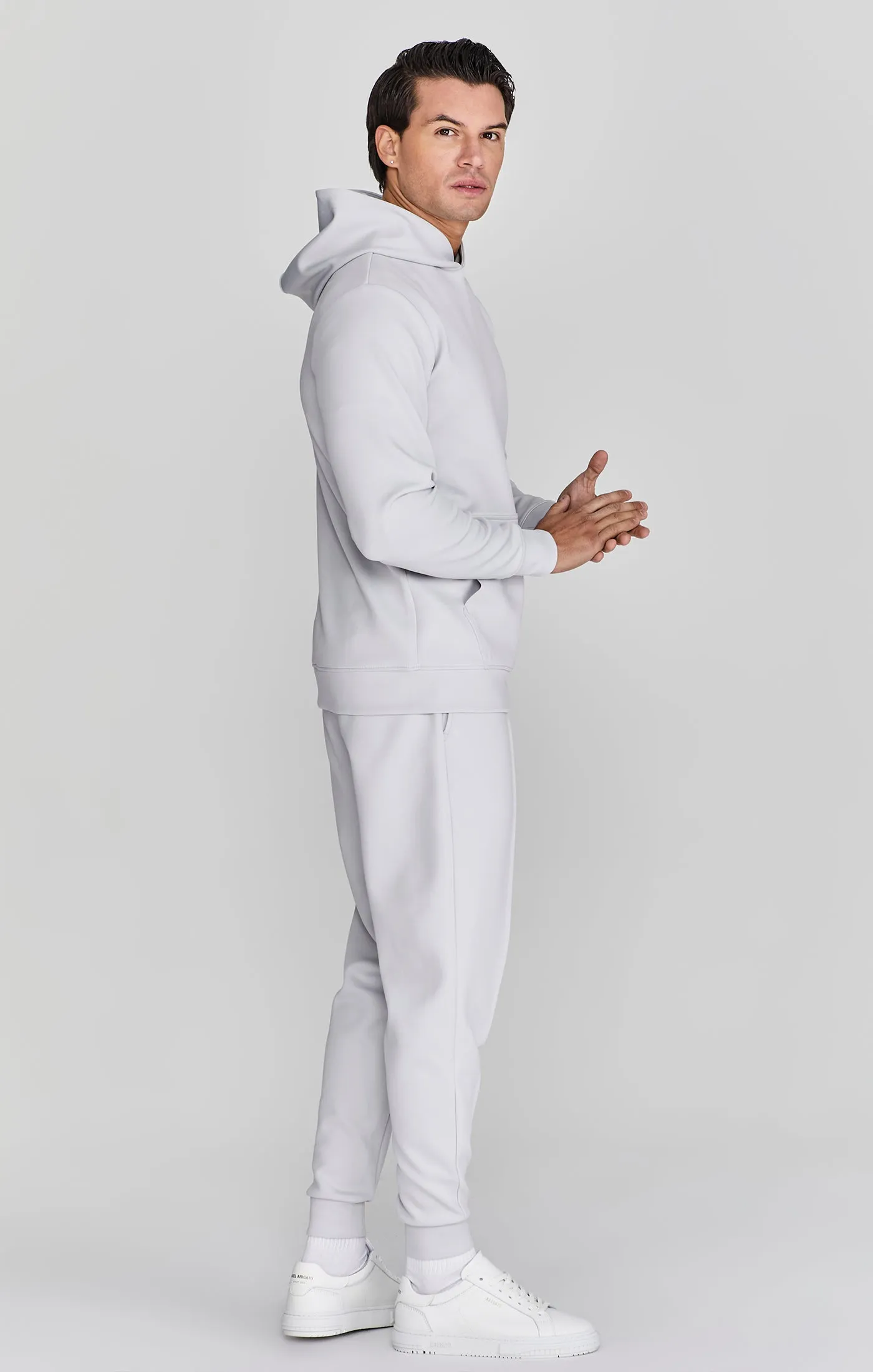 Light Grey Smart Hoodie sold by Siksilk product image thumbnail 2