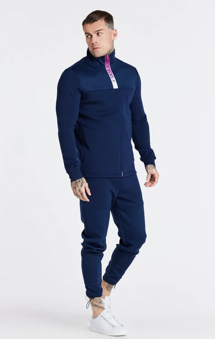 Navy Covert Fade Funnel Zip Through sold by Siksilk product image thumbnail 3