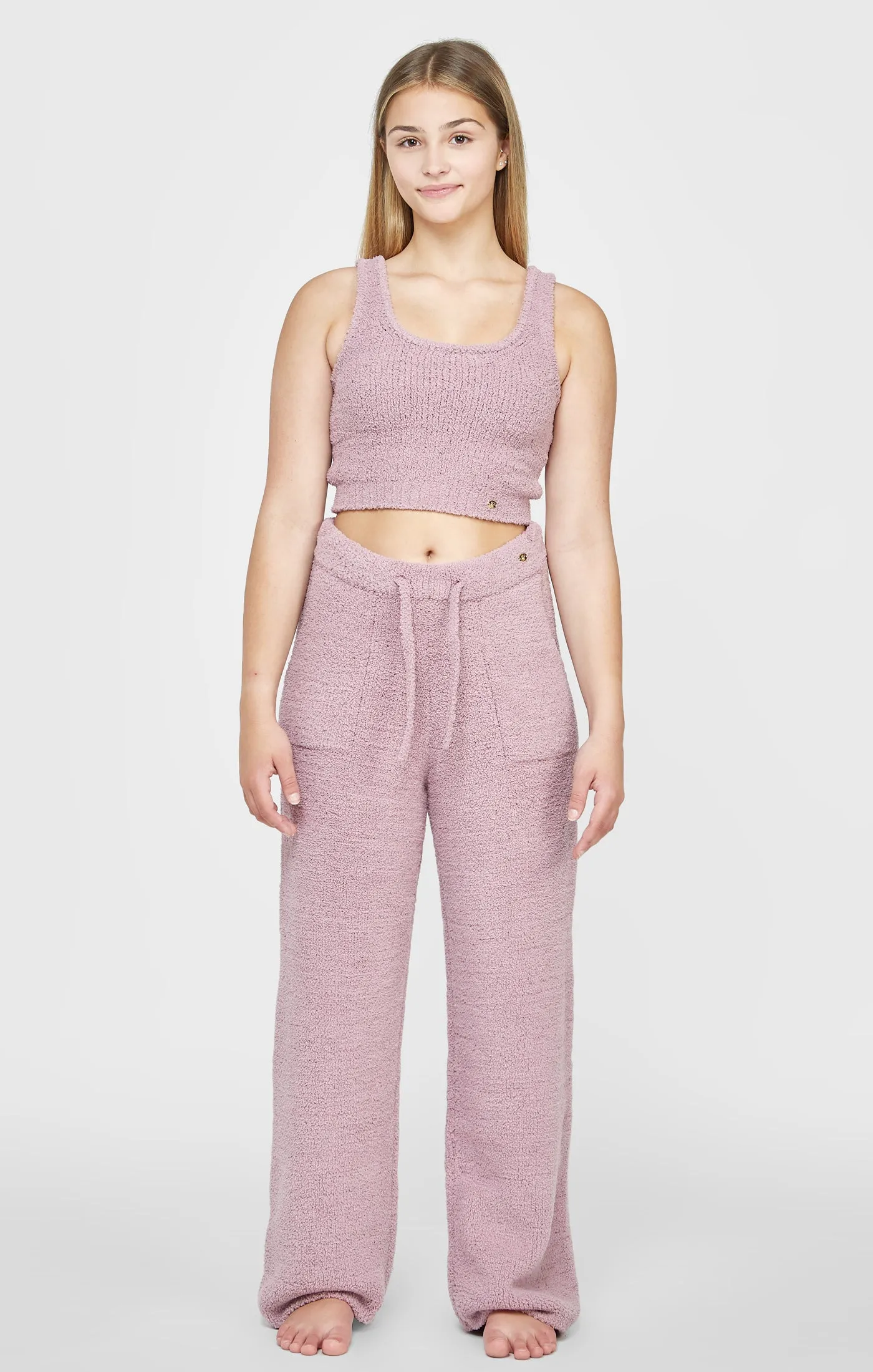 Girls Lavender Wide Leg Lounge Pant sold by Siksilk product image thumbnail 3