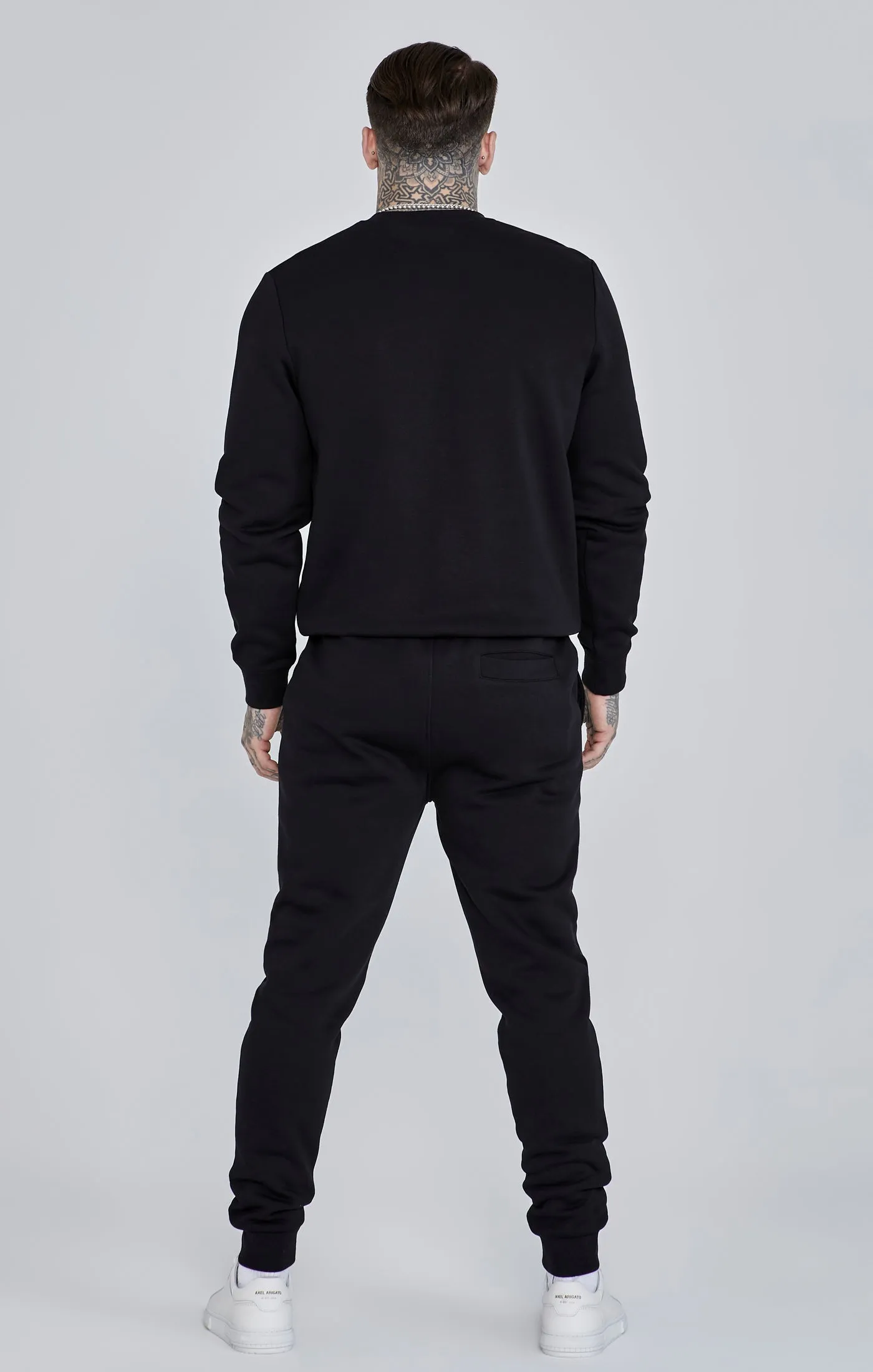 Black Essential Cuffed Jogger sold by Siksilk product image thumbnail 5