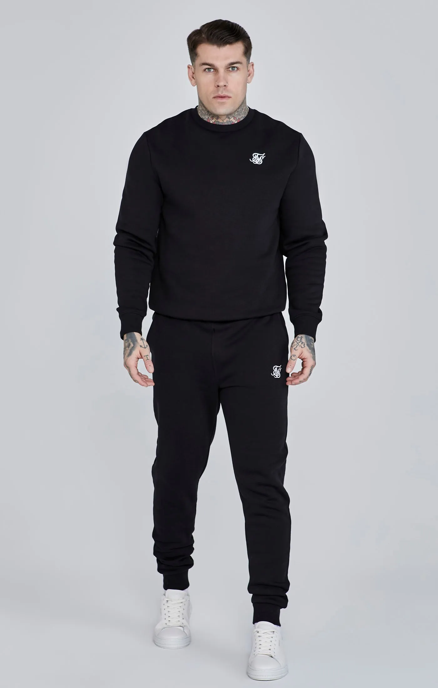 Black Essential Cuffed Jogger sold by Siksilk product image thumbnail 2