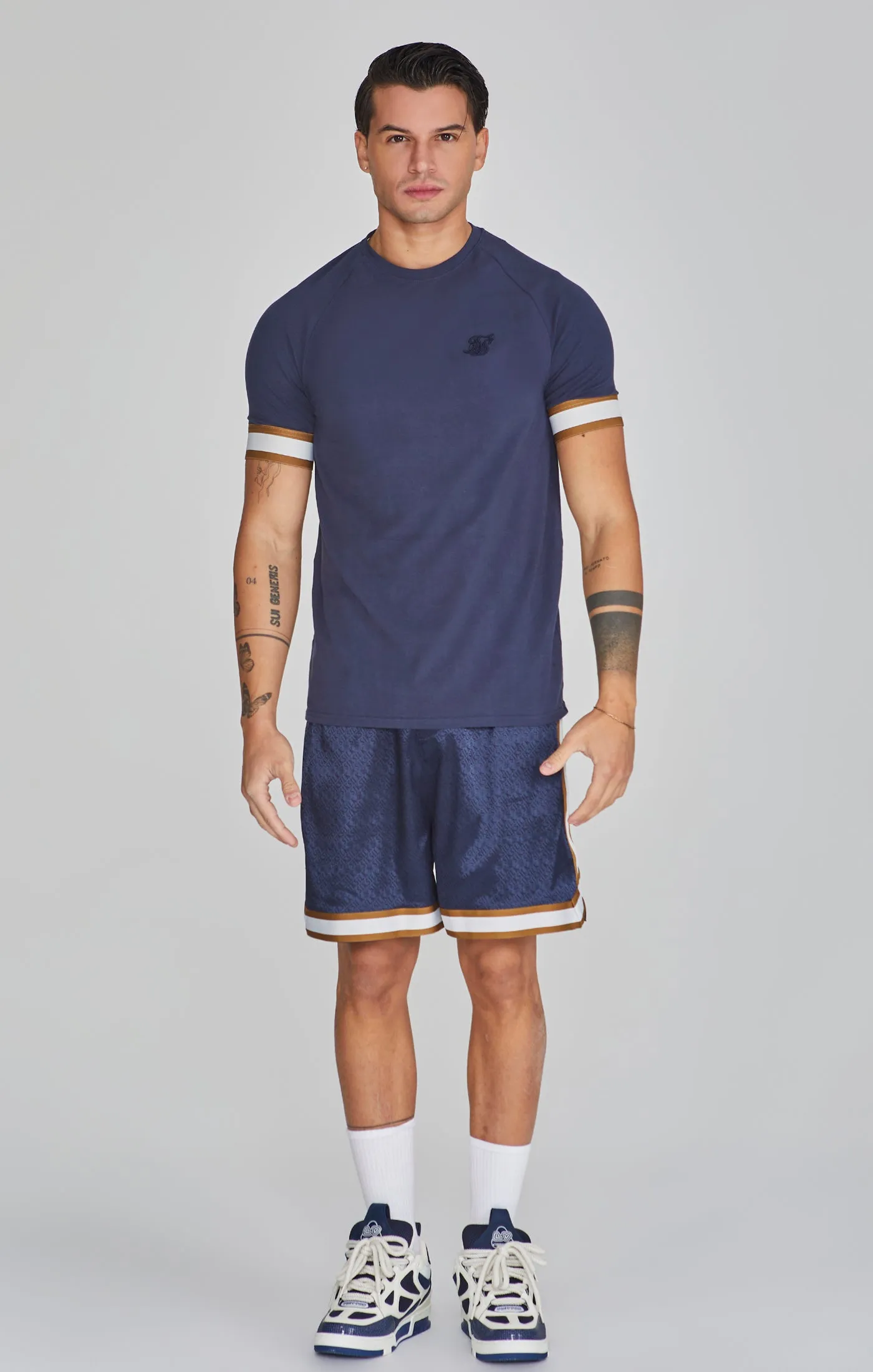 Navy Tech T-Shirt sold by Siksilk product image thumbnail 2