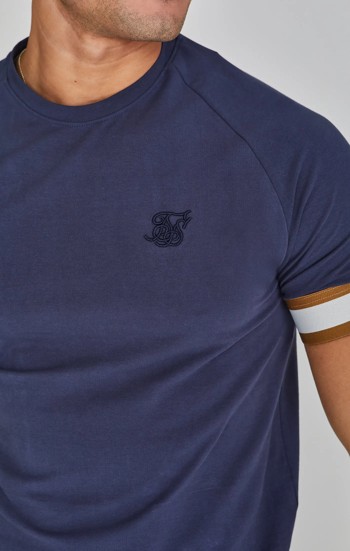 Navy Tech T-Shirt sold by Siksilk product image thumbnail 3