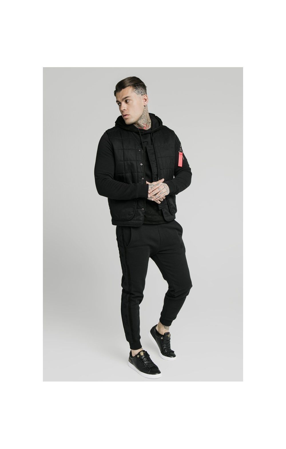 SikSilk Farmers Gilet - Black sold by Siksilk product image thumbnail 7