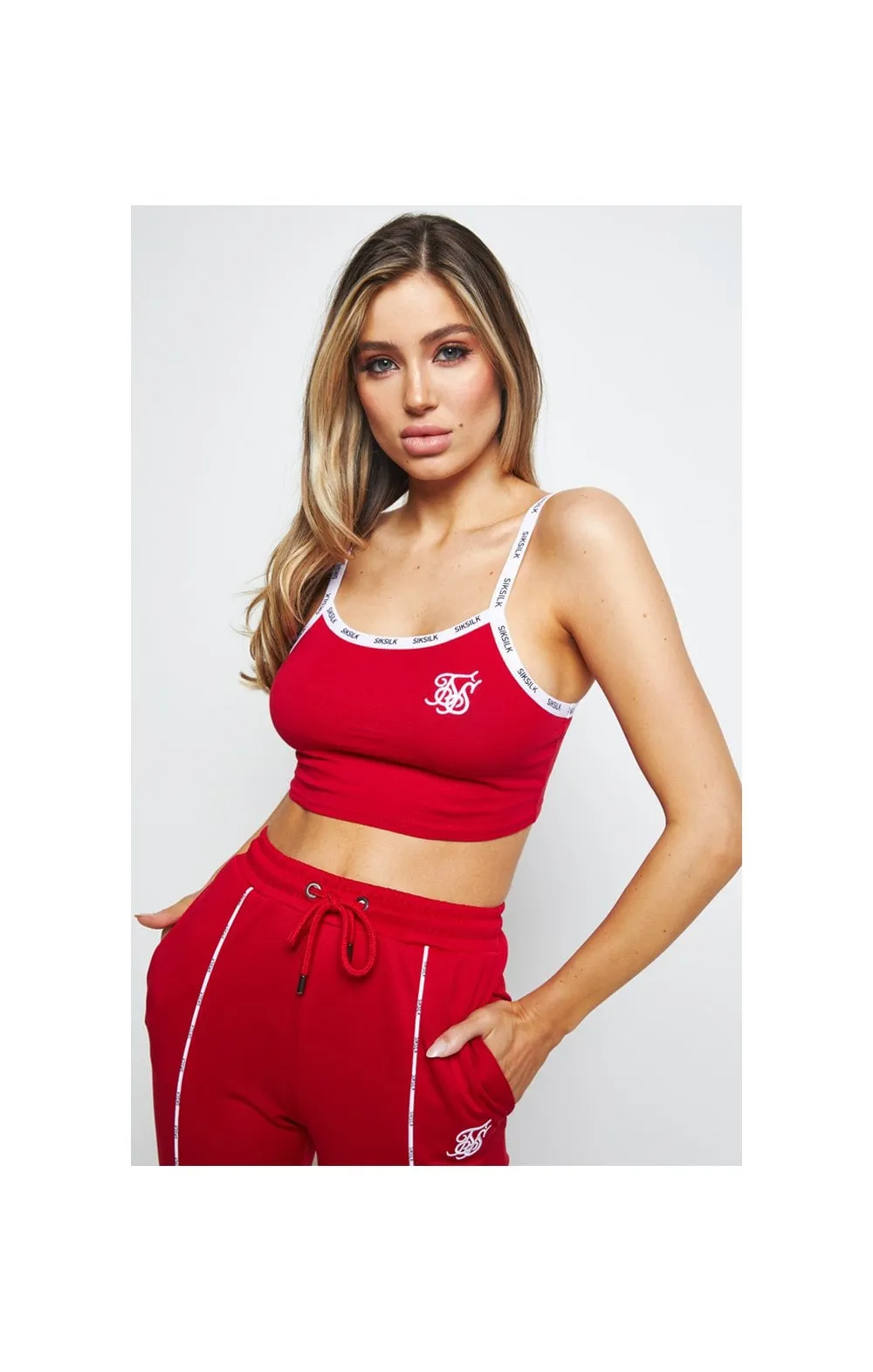 SikSilk Duality Bralette - Red sold by Siksilk