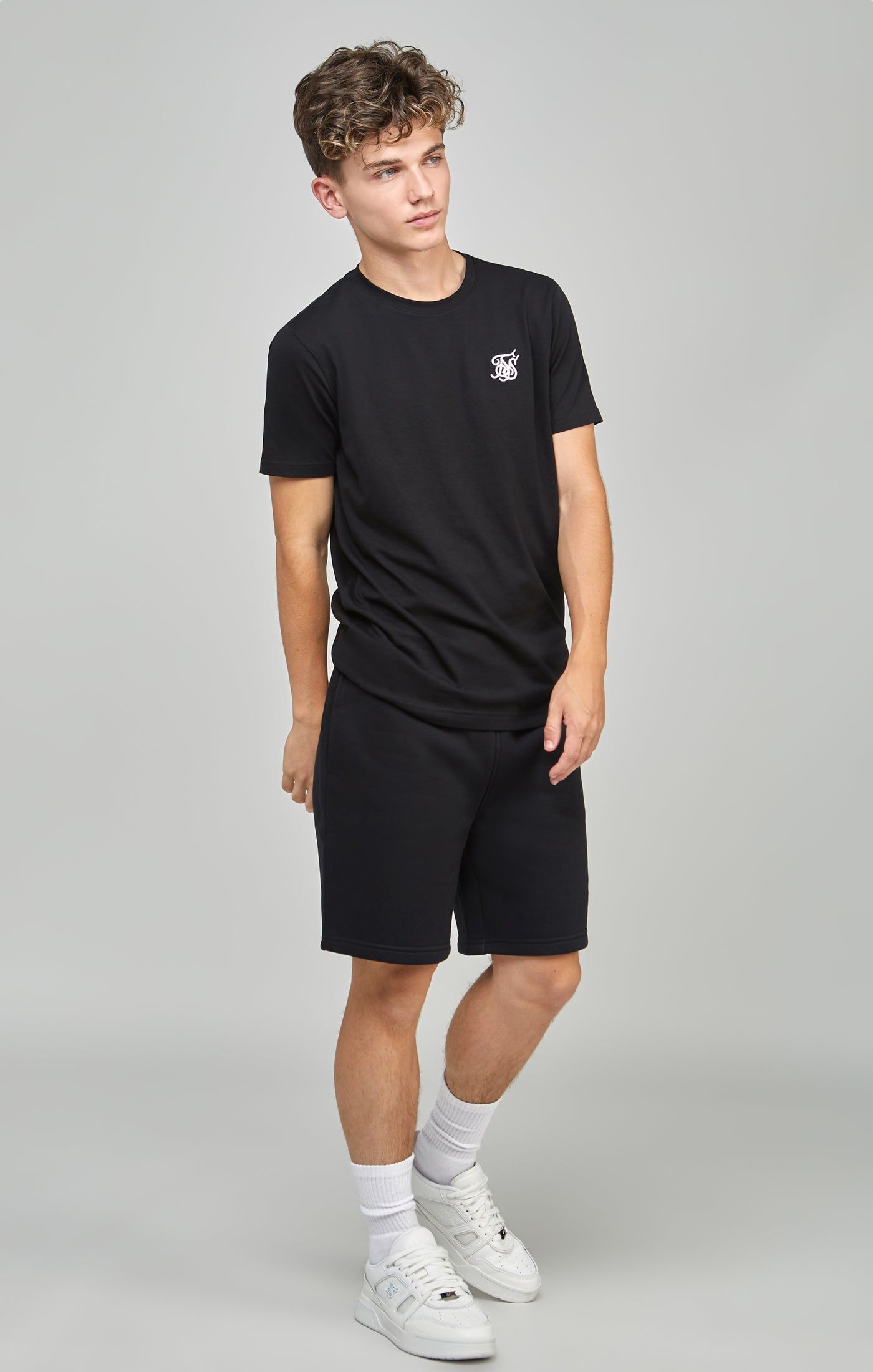 Boys Black Essentials T-Shirt sold by Siksilk product image thumbnail 3