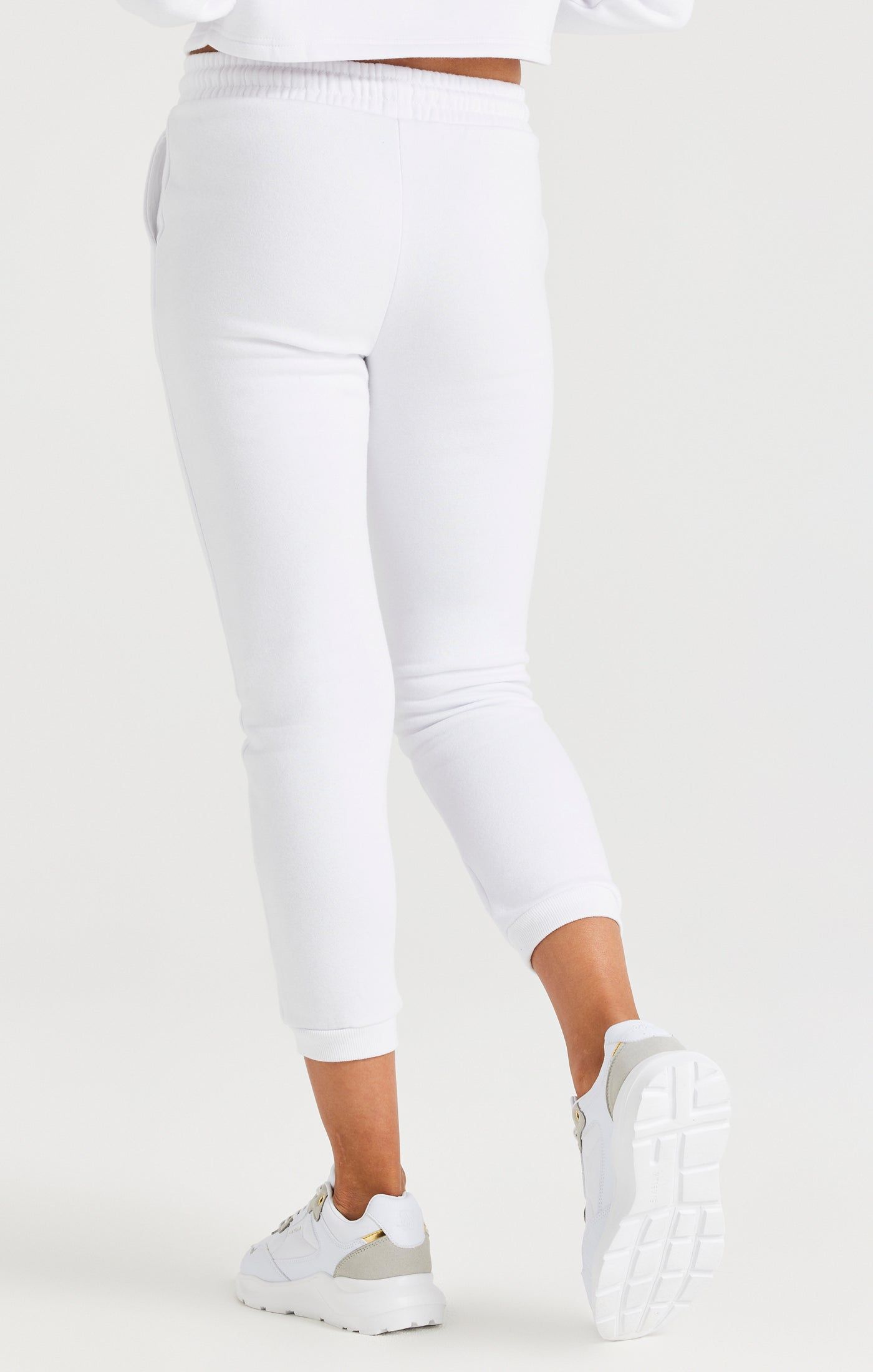 Girls White Signature Jogger sold by Siksilk product image thumbnail 4
