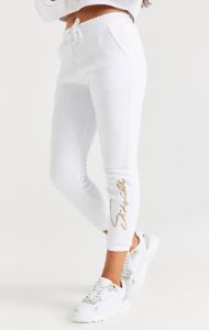 Girls White Signature Jogger sold by Siksilk