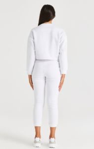 Girls White Signature Jogger sold by Siksilk