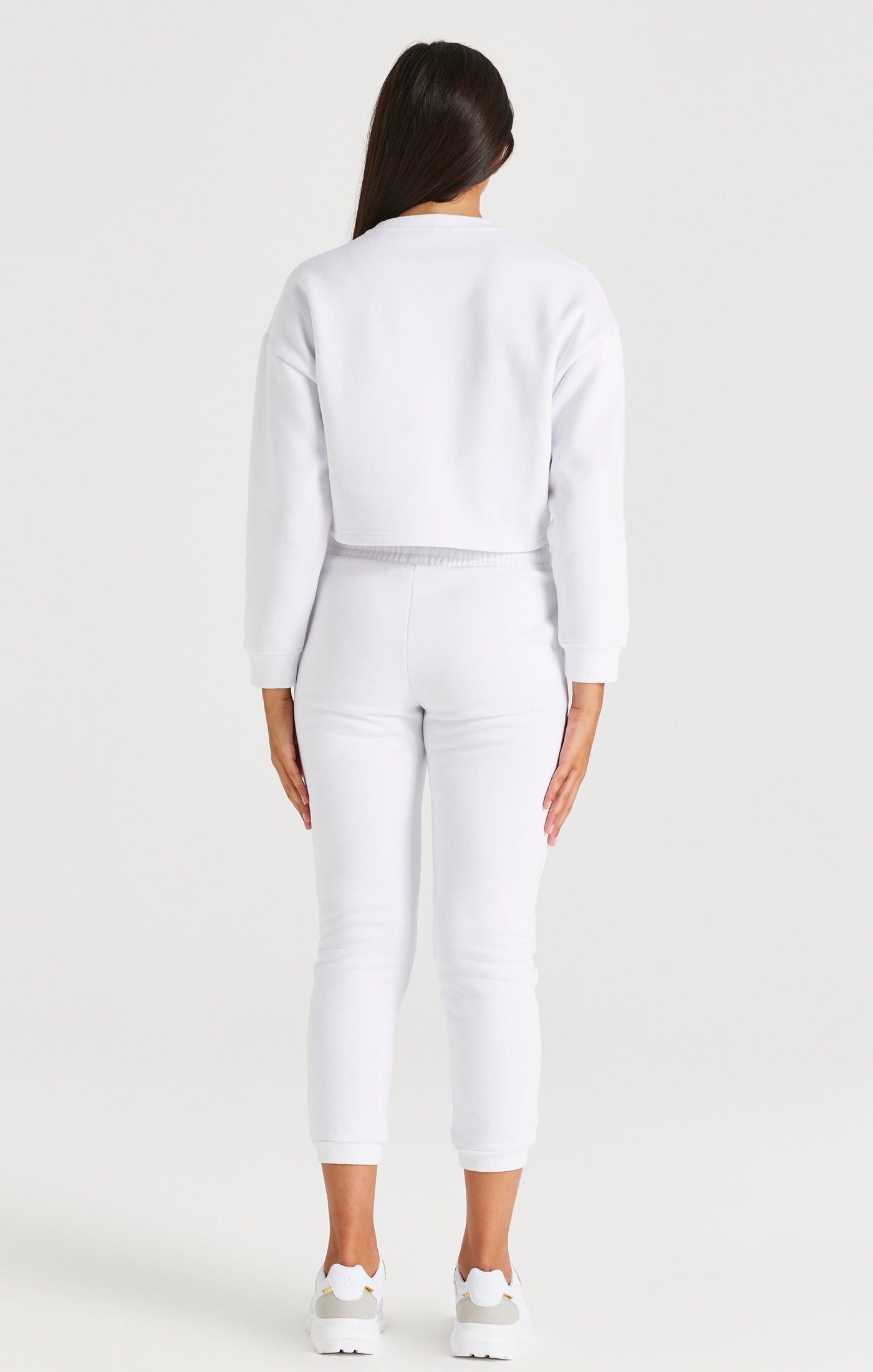 Girls White Signature Jogger sold by Siksilk product image thumbnail 5