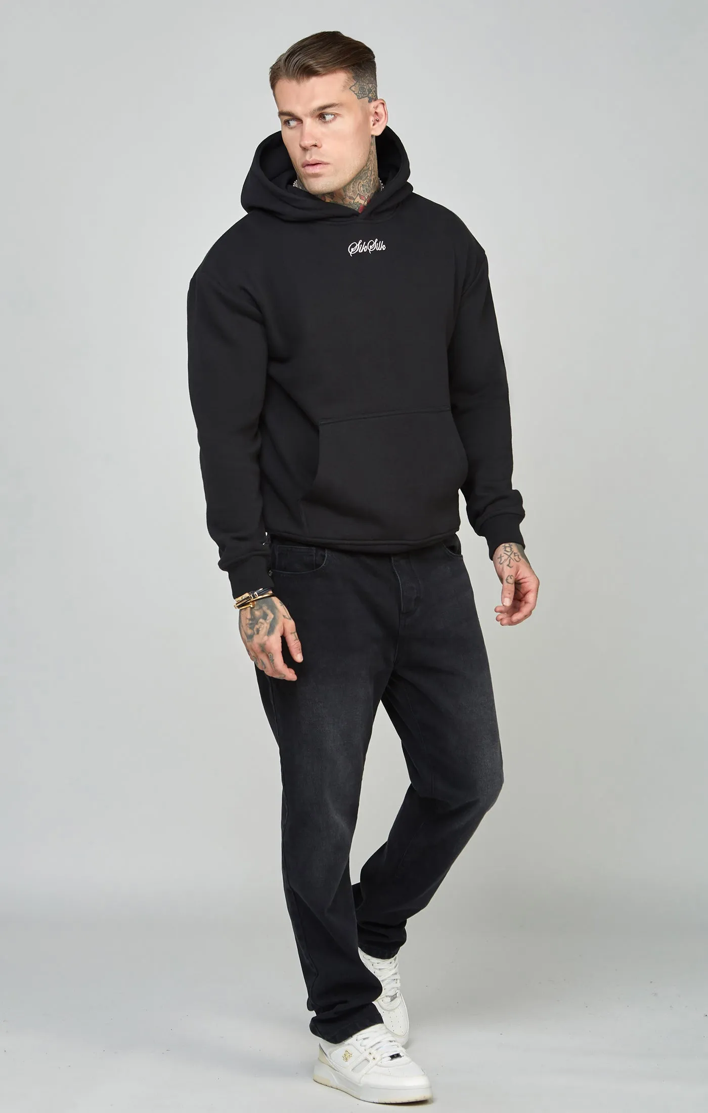 Script Logo Oversized Hoodie sold by Siksilk product image thumbnail 3