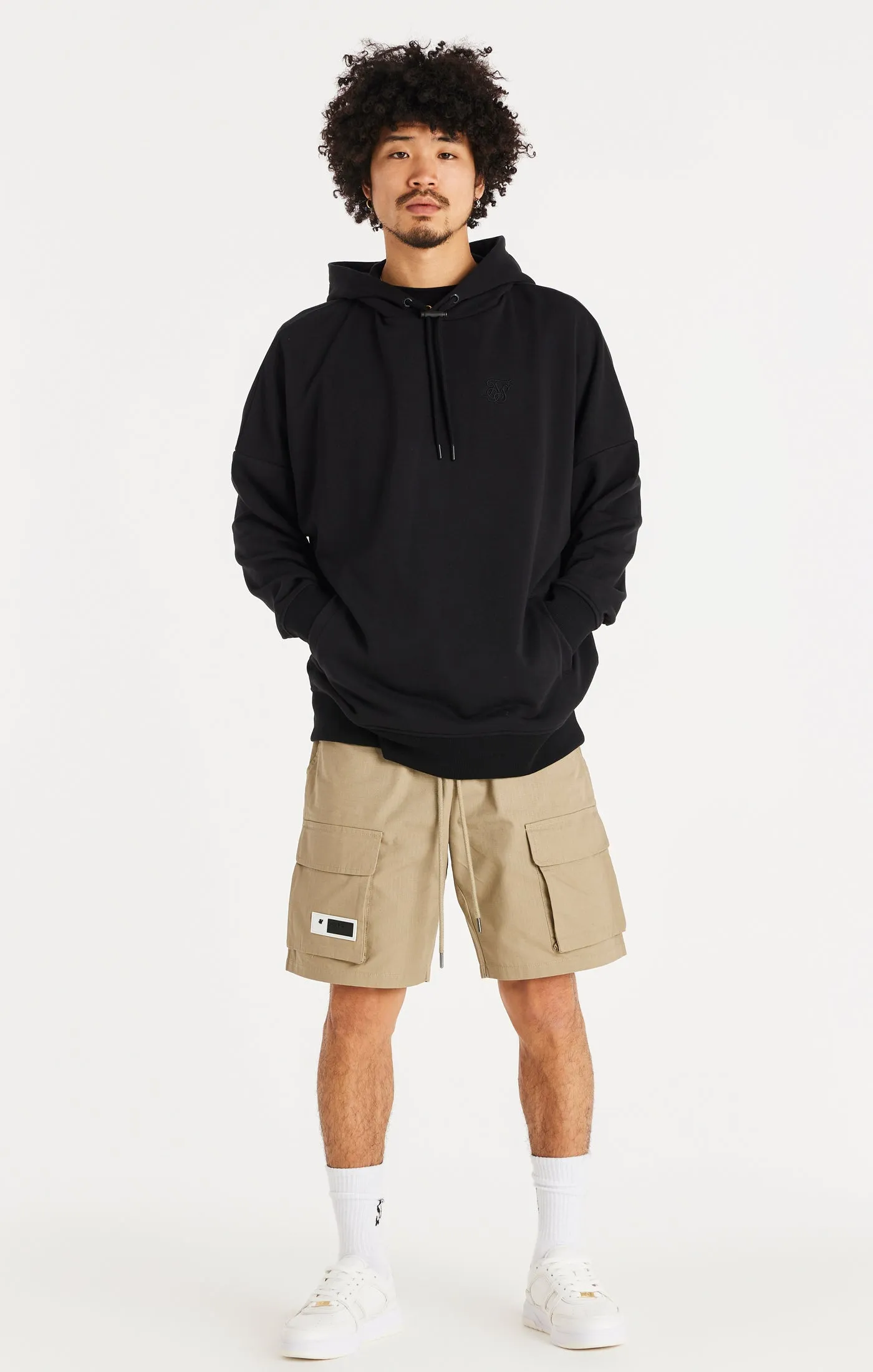 SikSilk Retro Classic Toggle Hoodie - Black sold by Siksilk product image thumbnail 4