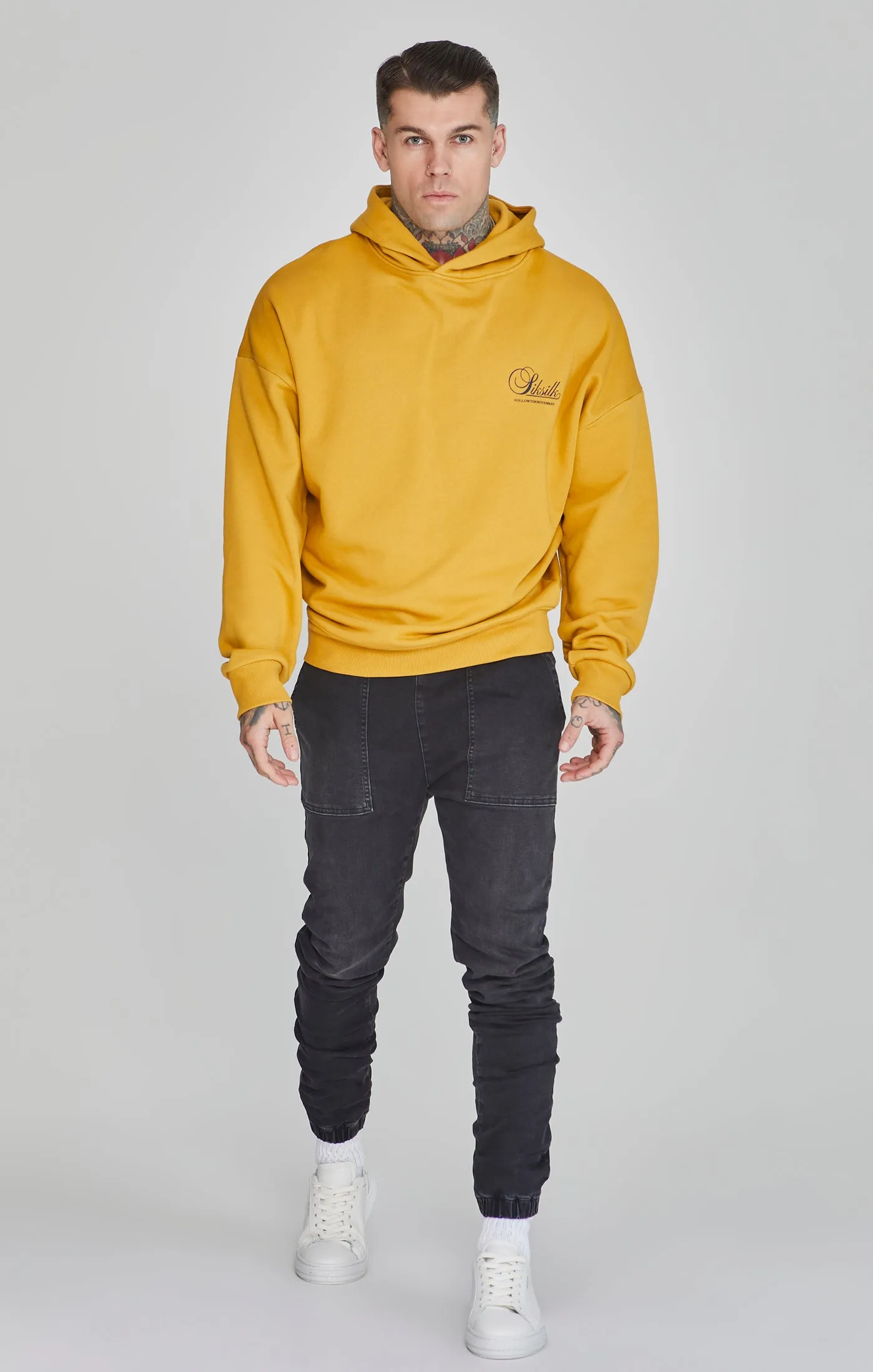 Black Denim Joggers sold by Siksilk product image thumbnail 2