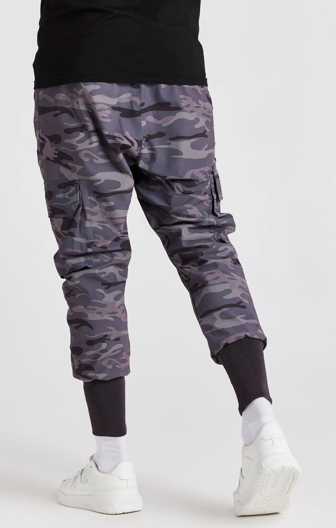 Grey Tech Cargo Pant sold by Siksilk product image thumbnail 4