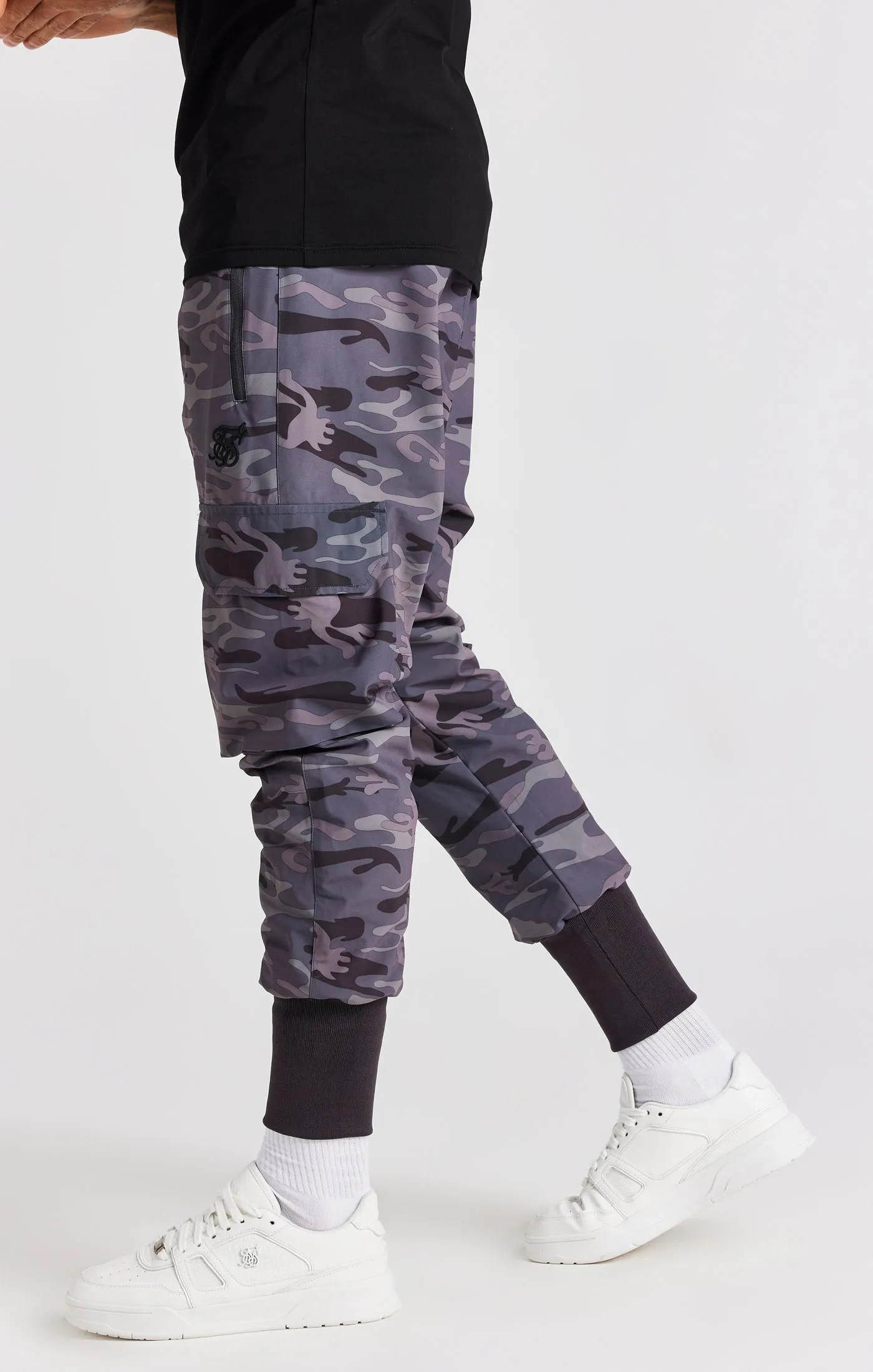Grey Tech Cargo Pant sold by Siksilk product image thumbnail 2