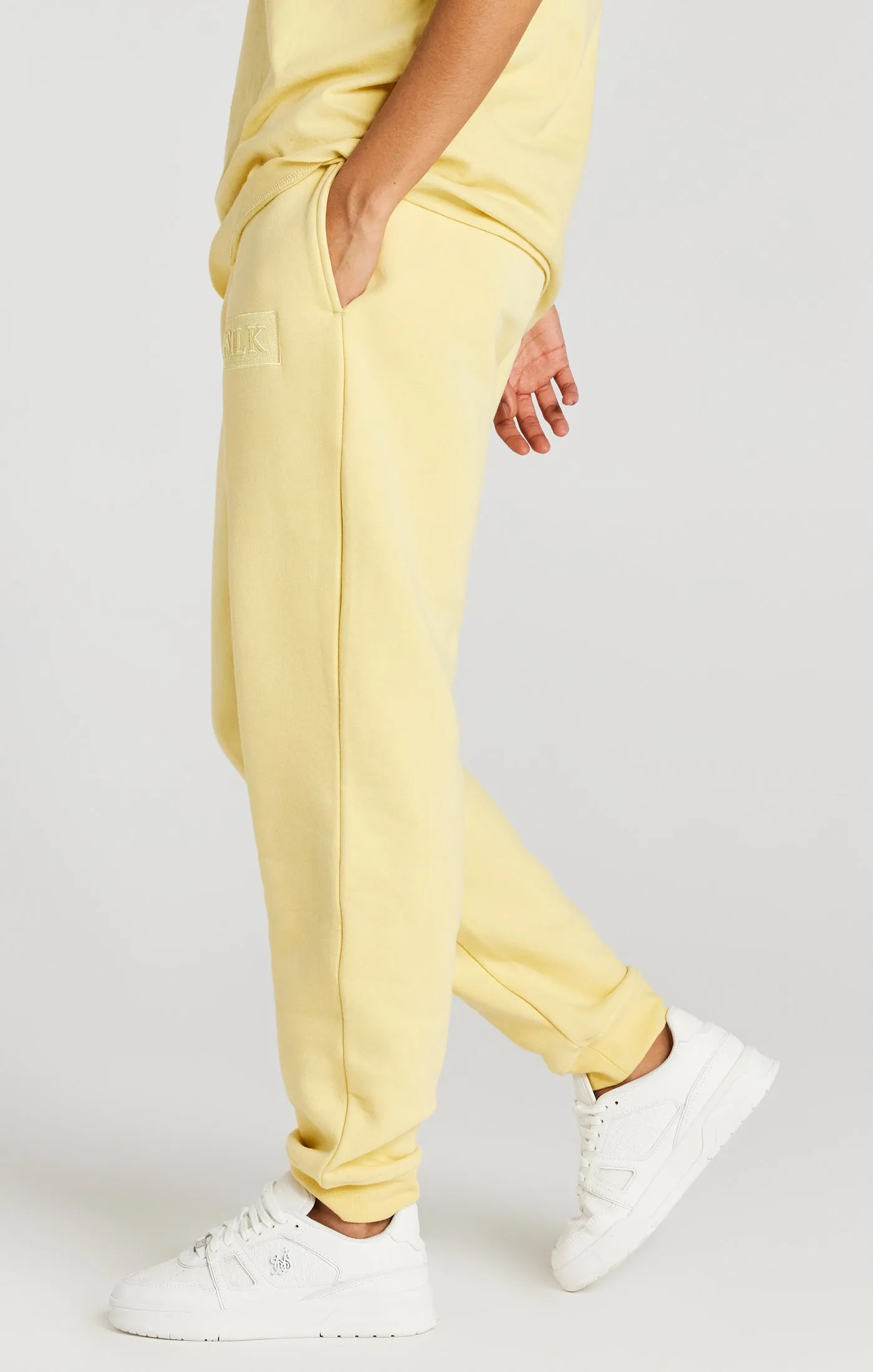 Yellow Relaxed Fit Cuffed Jogger sold by Siksilk product image thumbnail 2