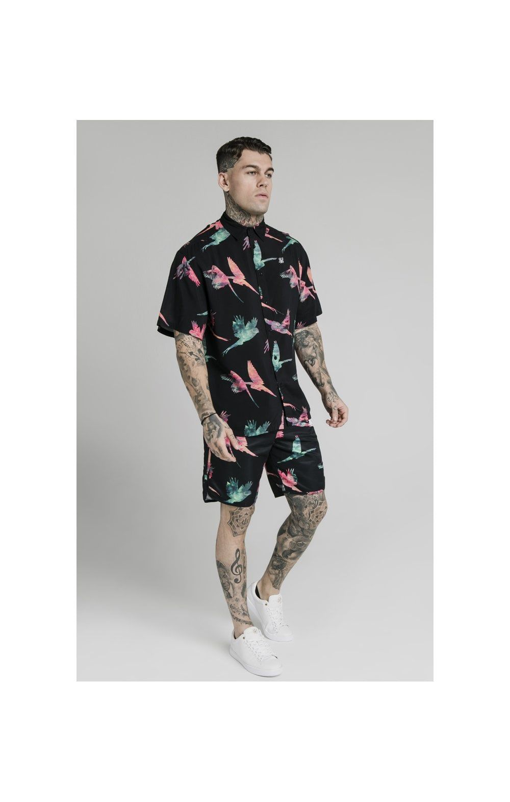 SikSilk Board Shorts - Black,Teal & Pink sold by Siksilk product image thumbnail 7
