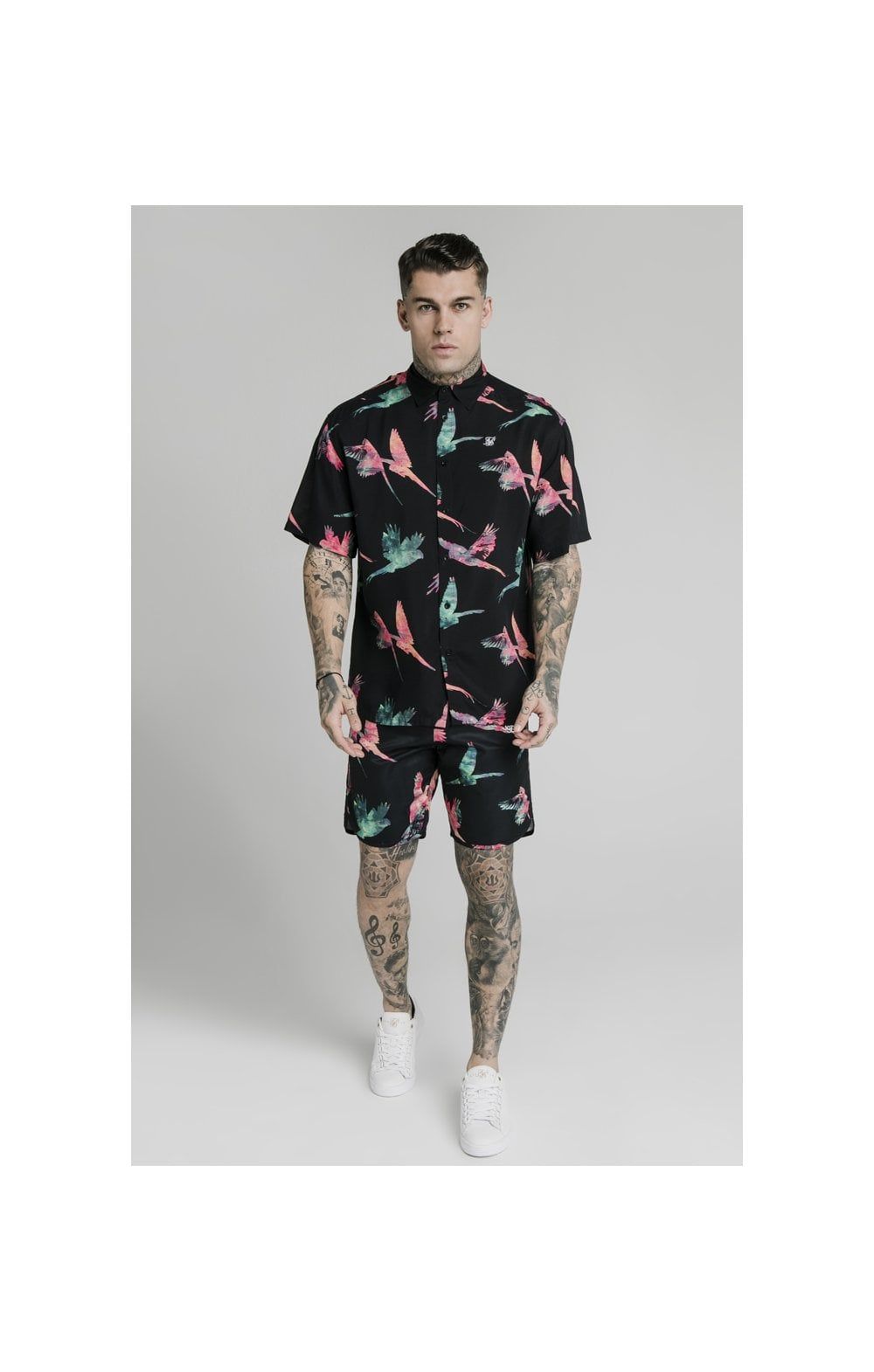SikSilk Board Shorts - Black,Teal & Pink sold by Siksilk product image thumbnail 6