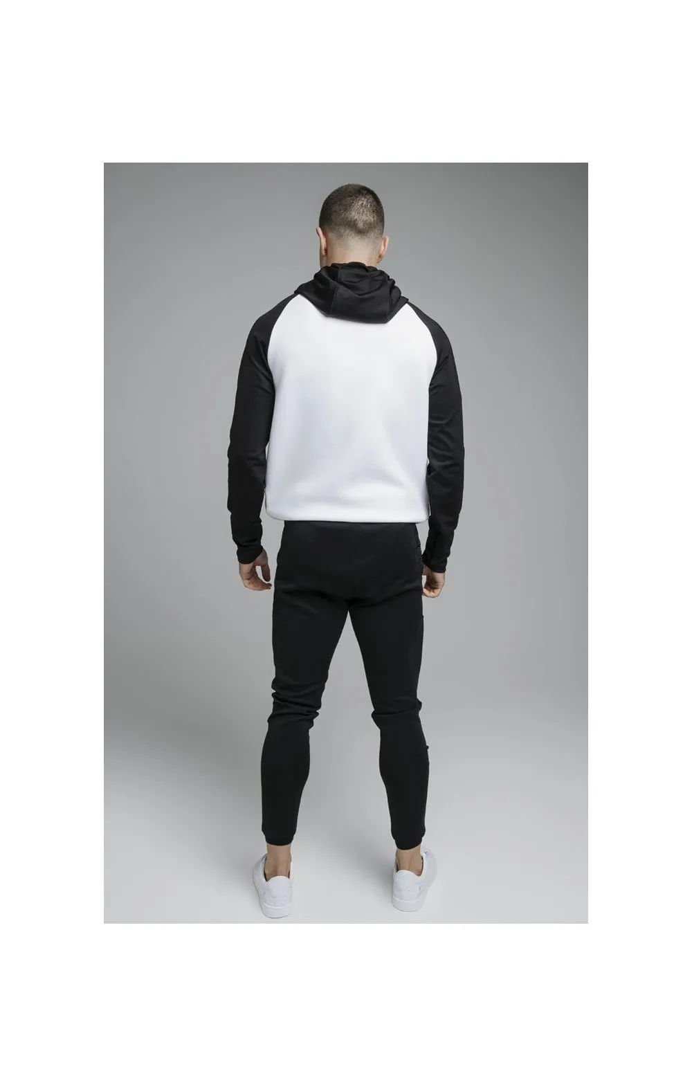 White Overhead Retro Sports Hoodie sold by Siksilk product image thumbnail 5