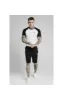 SikSilk S/S Raglan Inset Cuff Gym Tee - White & Black sold by Siksilk