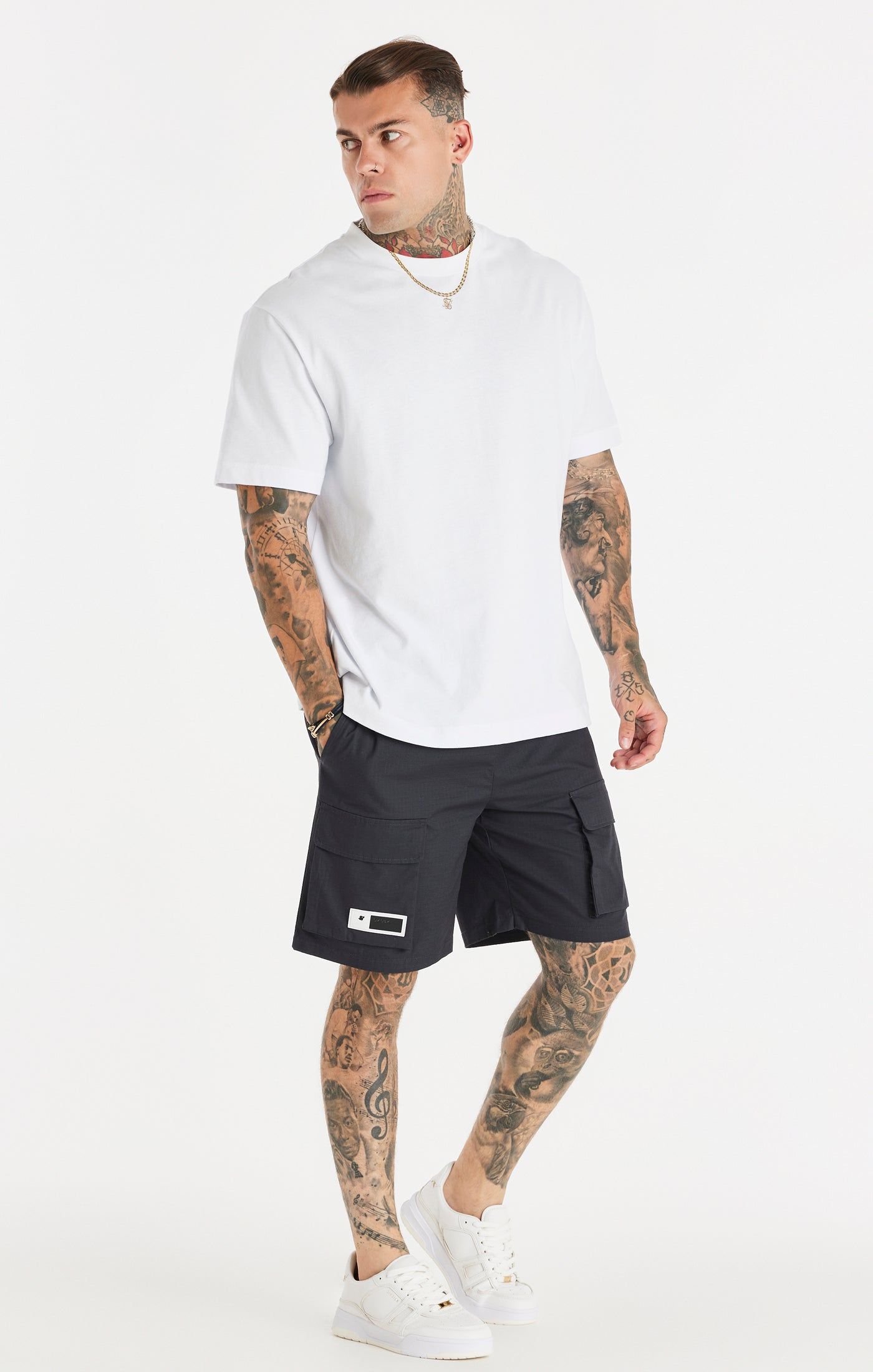 Black Ripstop Cargo Short sold by Siksilk product image thumbnail 5