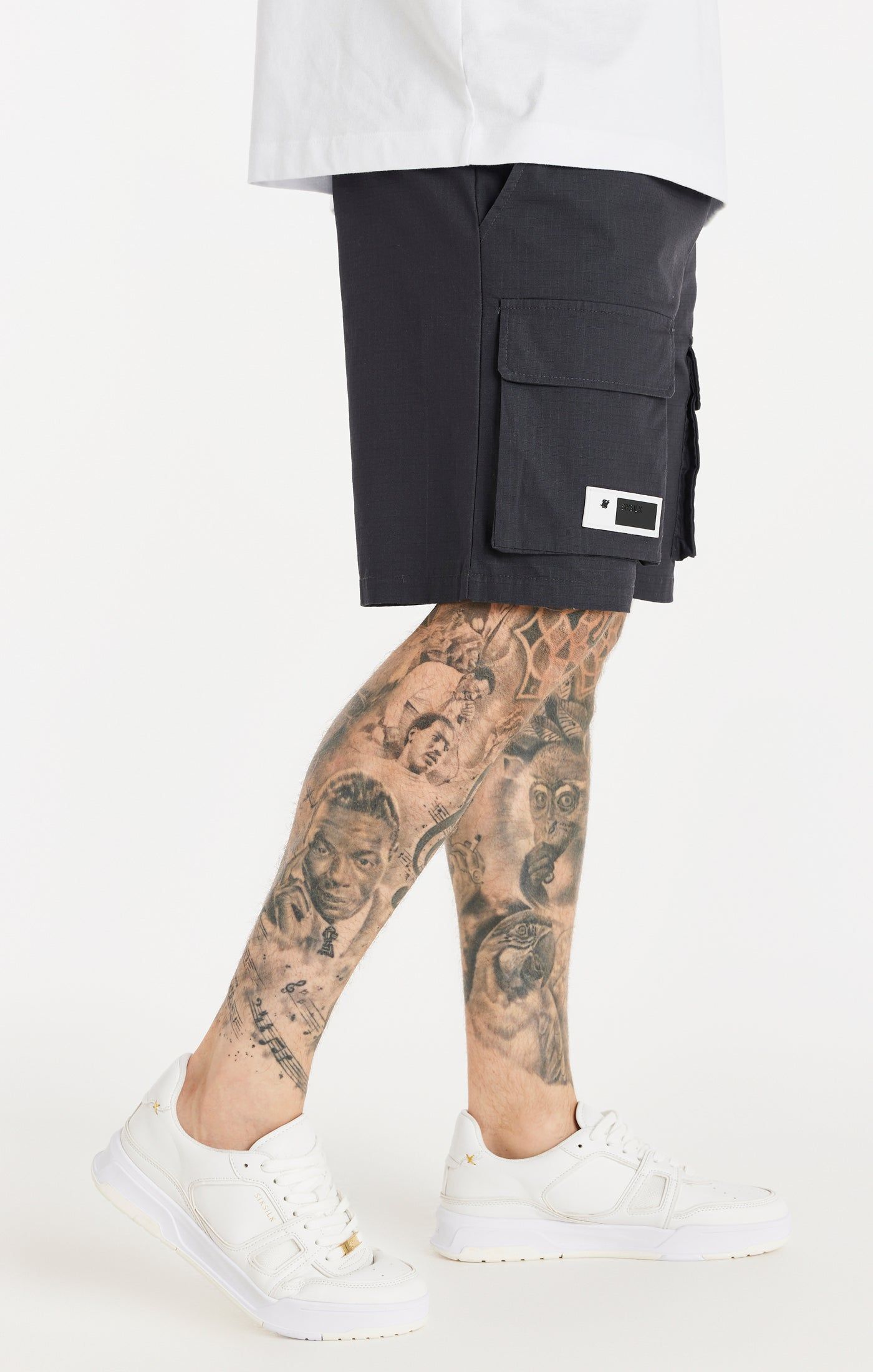 Black Ripstop Cargo Short sold by Siksilk product image thumbnail 2