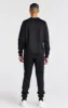 Boys Black Poly Crew Sweatshirt sold by Siksilk