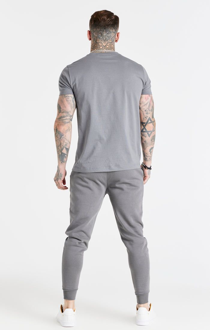 Grey Essential Cuffed Jogger sold by Siksilk product image thumbnail 5