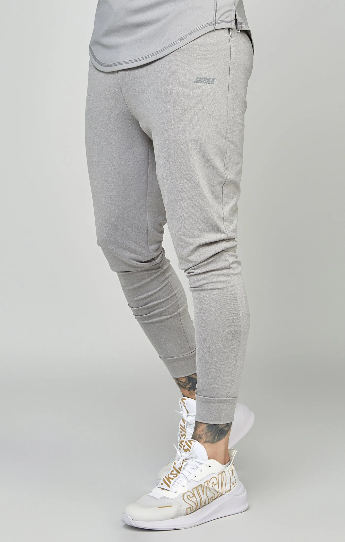 Grey Sports Muscle Fit Track Pant sold by Siksilk