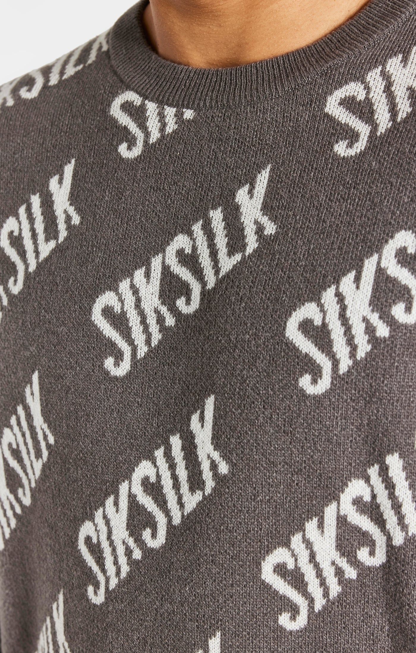 Black Knitted Sweater sold by Siksilk product image thumbnail 3