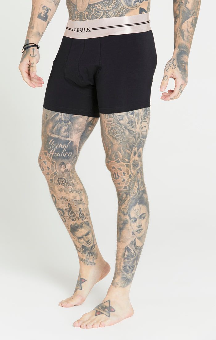 Black Satin Tape Boxers sold by Siksilk product image thumbnail 14