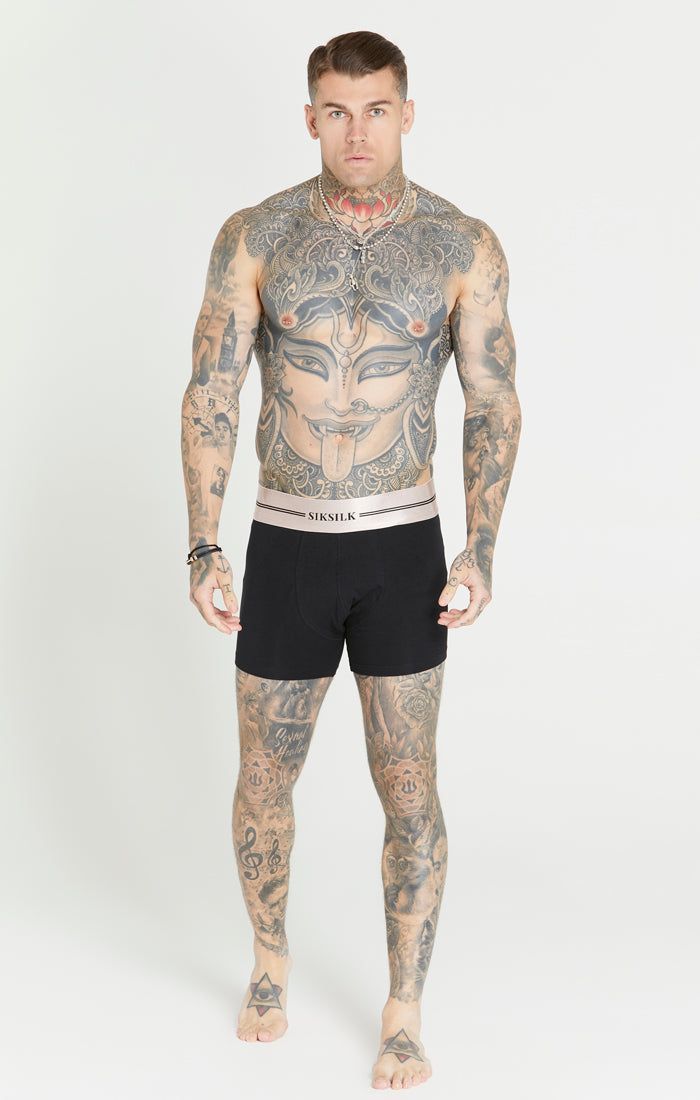 Black Satin Tape Boxers sold by Siksilk product image thumbnail 8