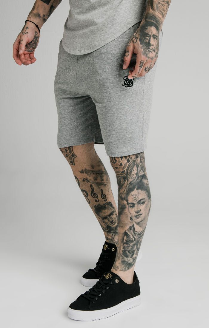 Grey Essential Jersey Short sold by Siksilk